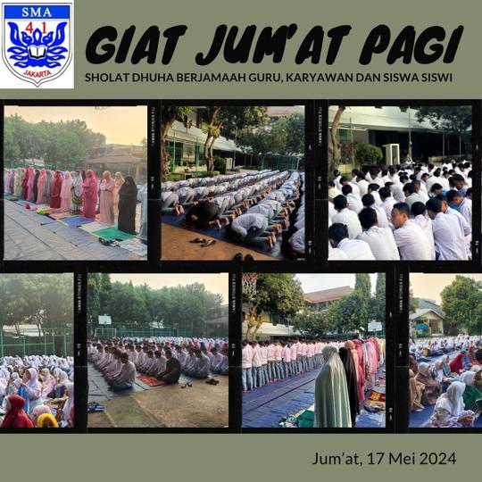 KEGIATAN IBADAH PAGI SMA NEGERI 41 JAKARTA